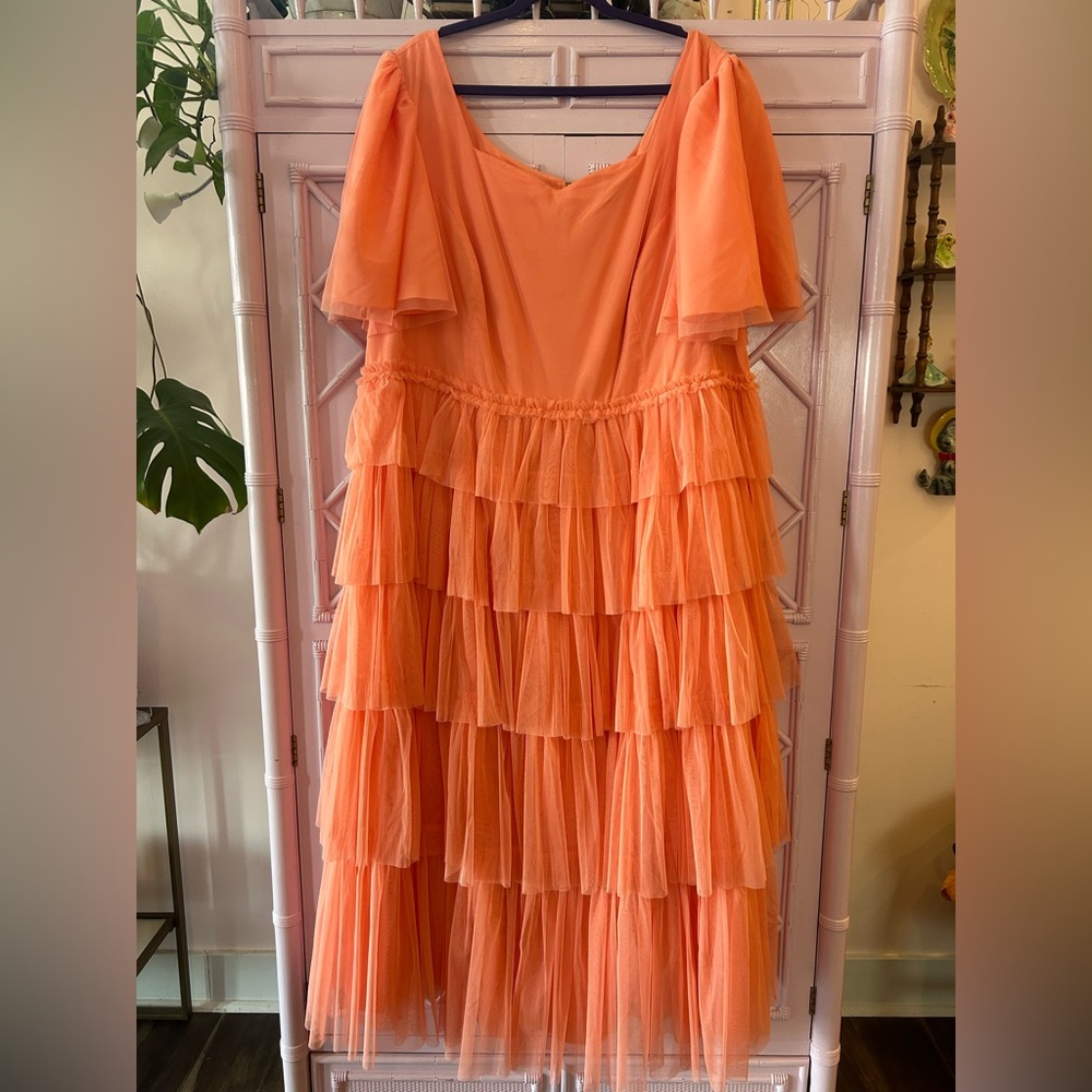 JessaKae Allegro Coral Dress 4X NWT